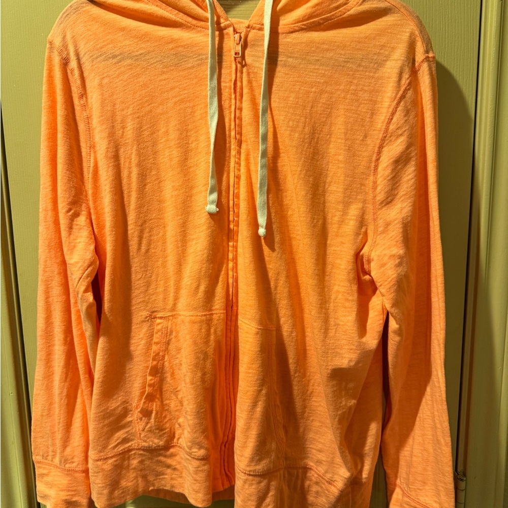Old Navy Women’s Coral Zip-Up Hoodie - Picture 4 of 5